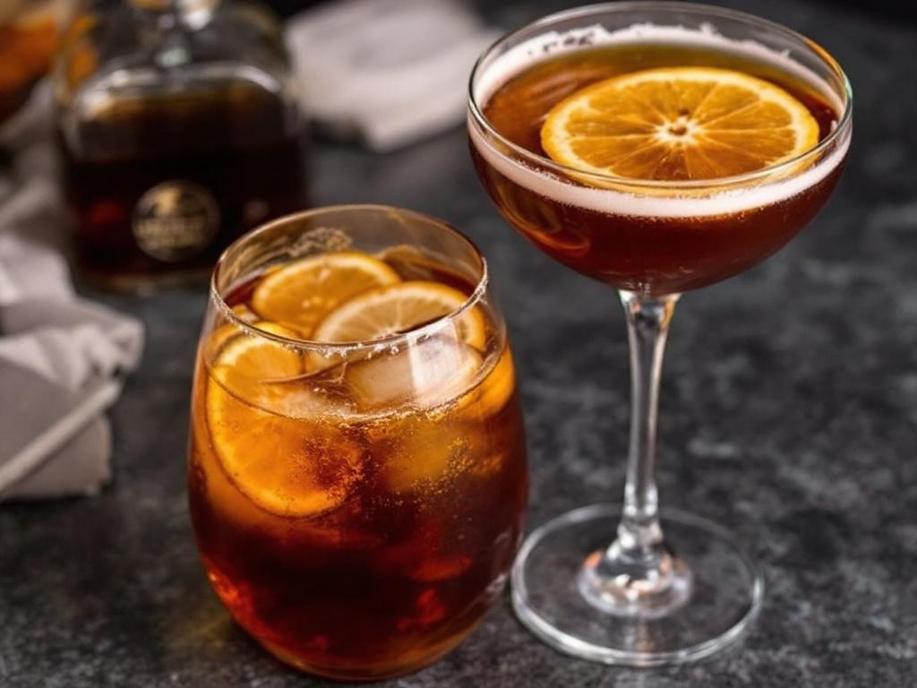 dark rum cocktails image