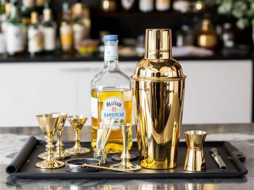 gold bar shaker set image