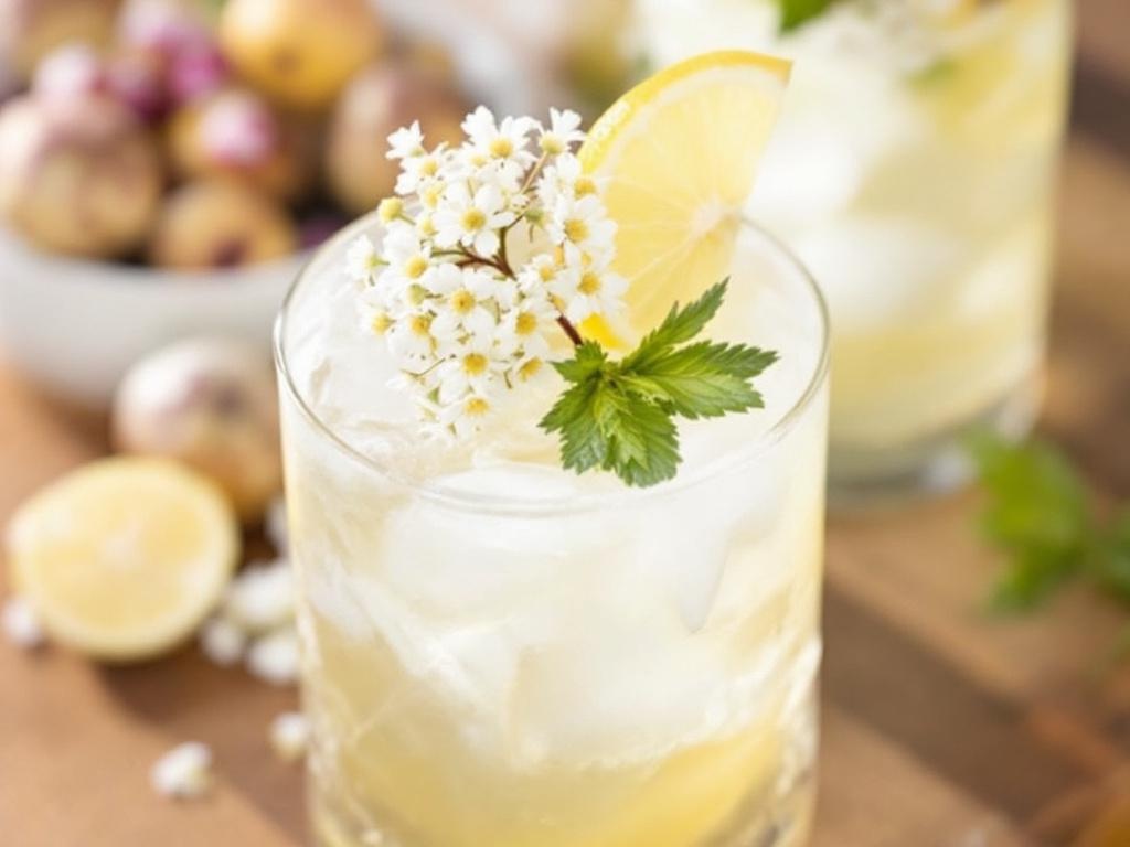 cocktail elderflower gin image