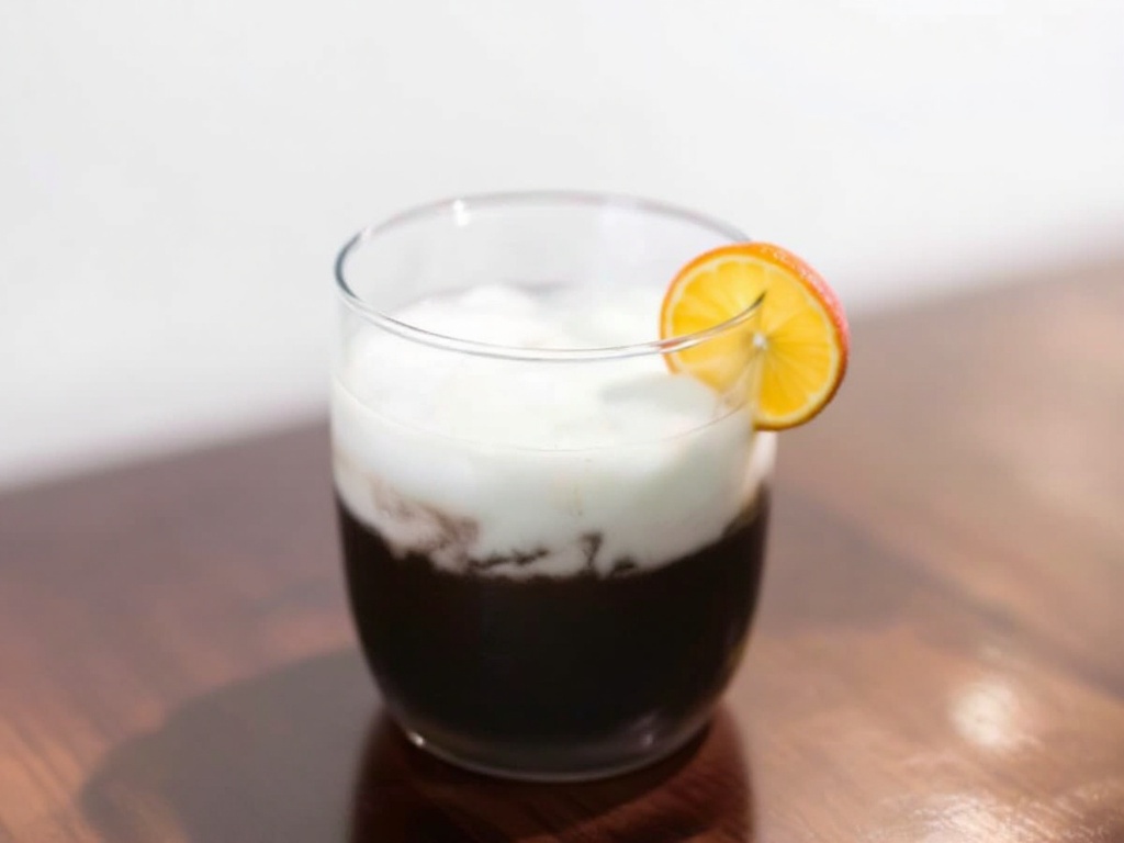 black sesame cocktail recipe image